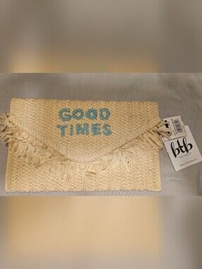 BTB Los Angeles Good Times woven Clutch